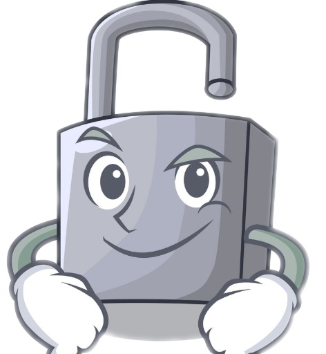 front door lock opening